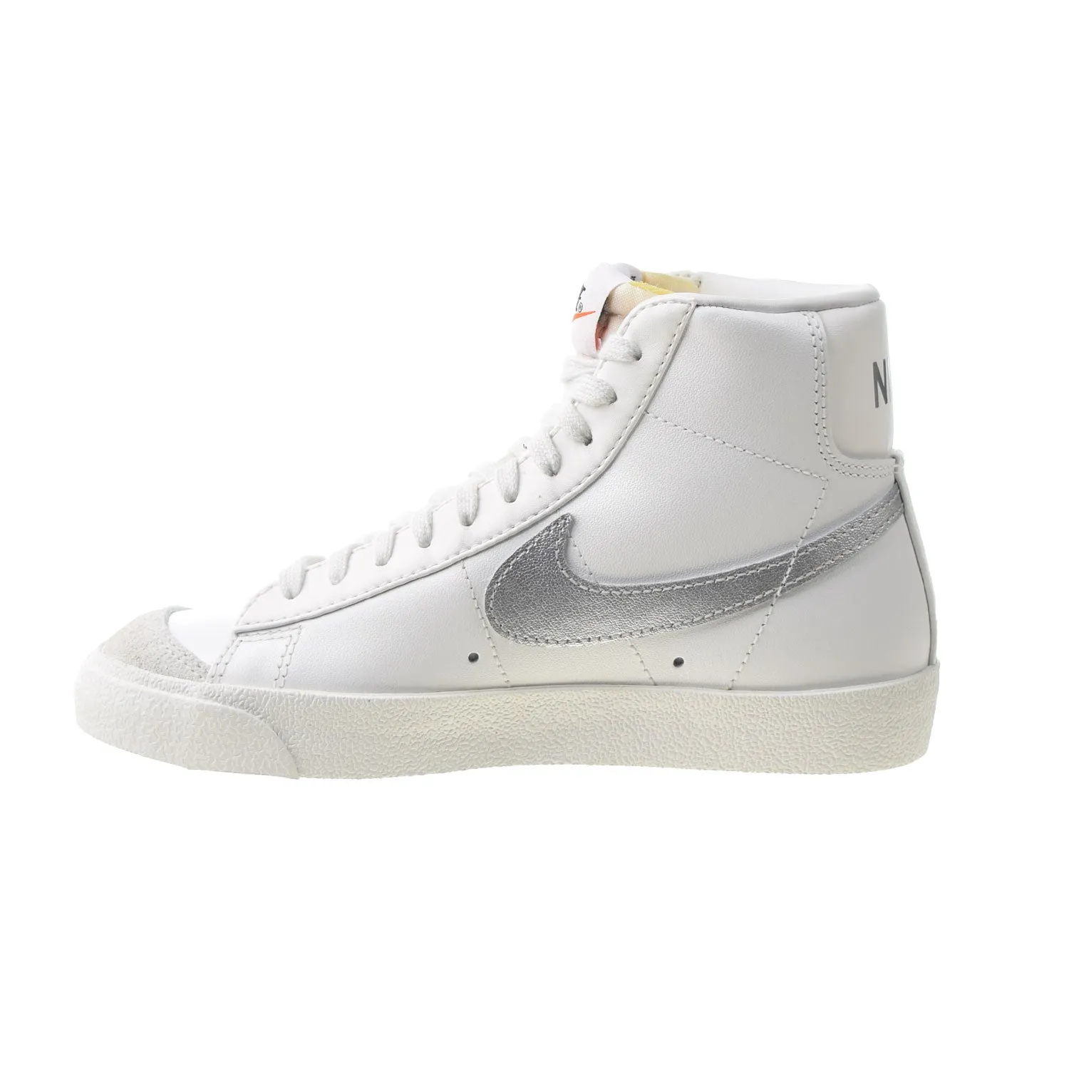 Nike W Blazer Mid '77 Women's Shoes Summer White-Metallic Silver