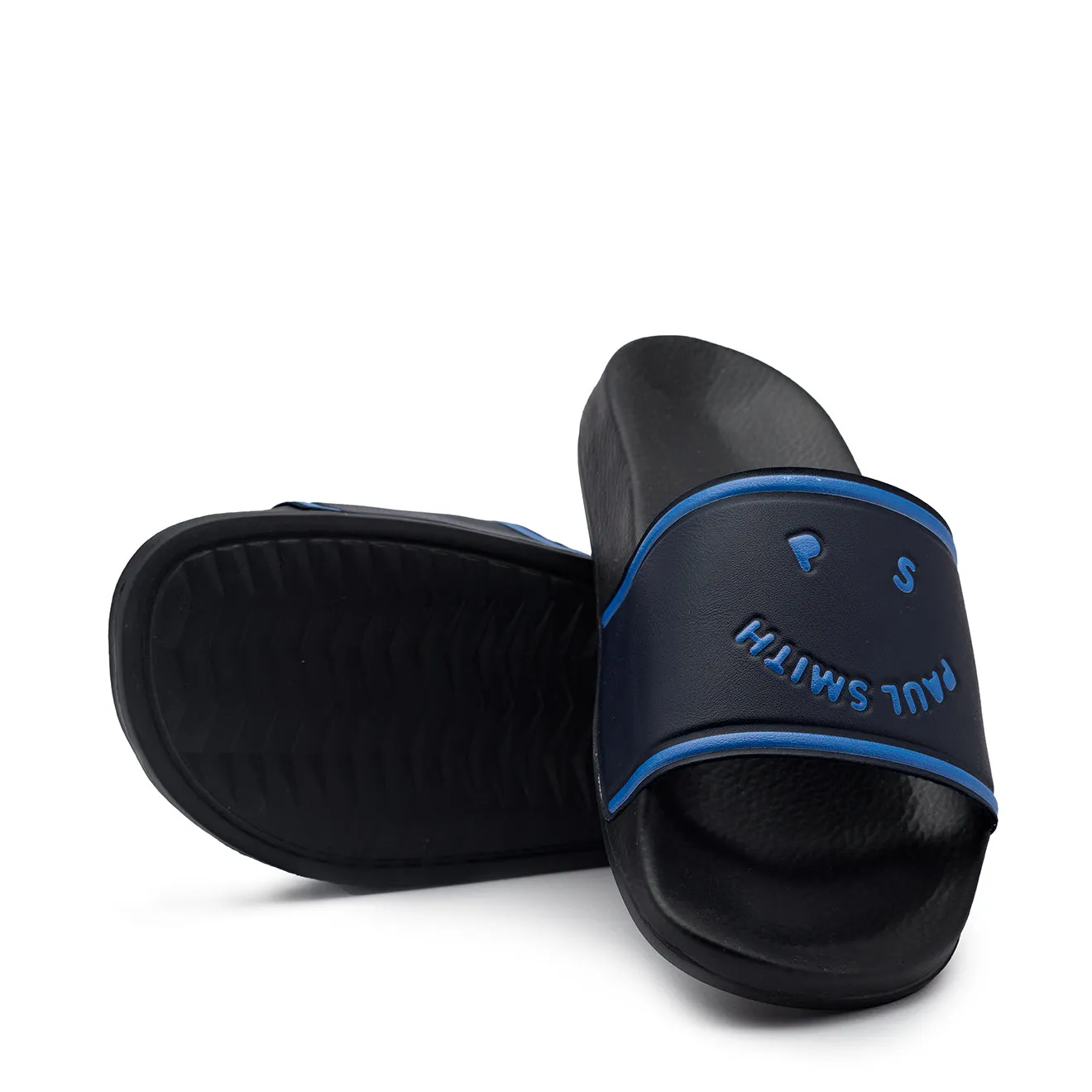 Paul Smith Nyro Happy Face Sliders Navy