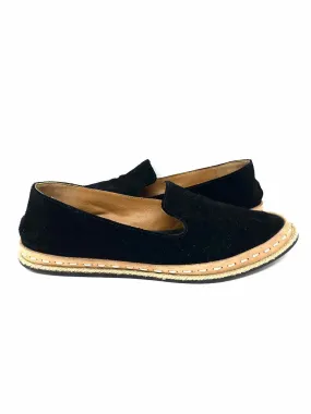 rag & bone Women's Black Slip-On Suede Size 37.5/7 Loafers
