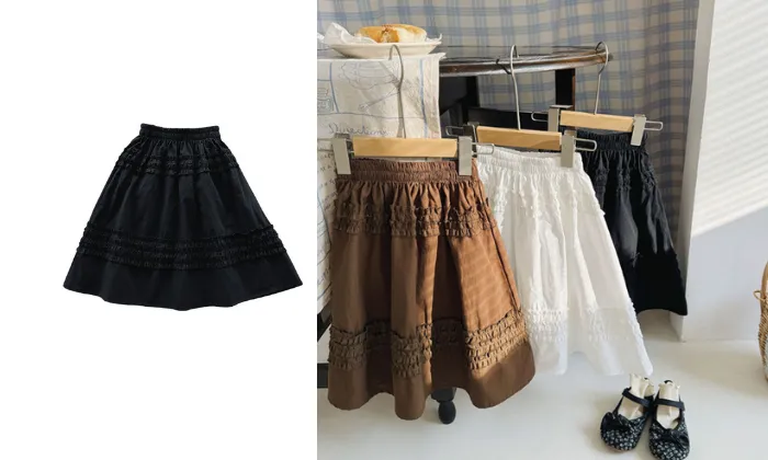 Retro Cotton Skirt