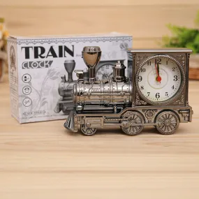 Retro Train Office Desk Alarm Clock Birthday Xmas creative Novelty Gift Home Decor Christmas Gifts