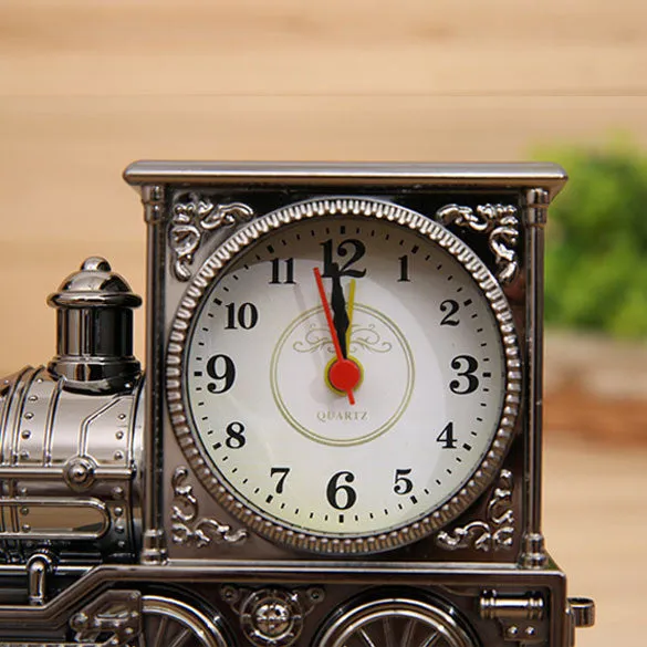 Retro Train Office Desk Alarm Clock Birthday Xmas creative Novelty Gift Home Decor Christmas Gifts