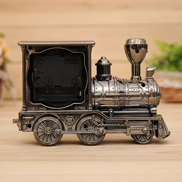 Retro Train Office Desk Alarm Clock Birthday Xmas creative Novelty Gift Home Decor Christmas Gifts