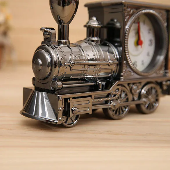 Retro Train Office Desk Alarm Clock Birthday Xmas creative Novelty Gift Home Decor Christmas Gifts
