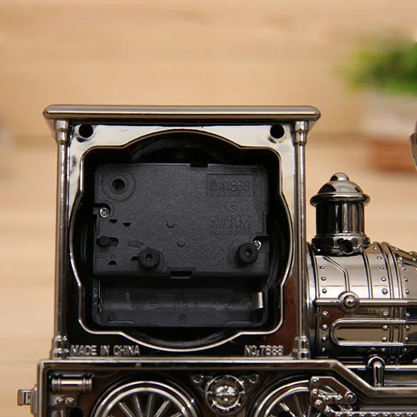 Retro Train Office Desk Alarm Clock Birthday Xmas creative Novelty Gift Home Decor Christmas Gifts