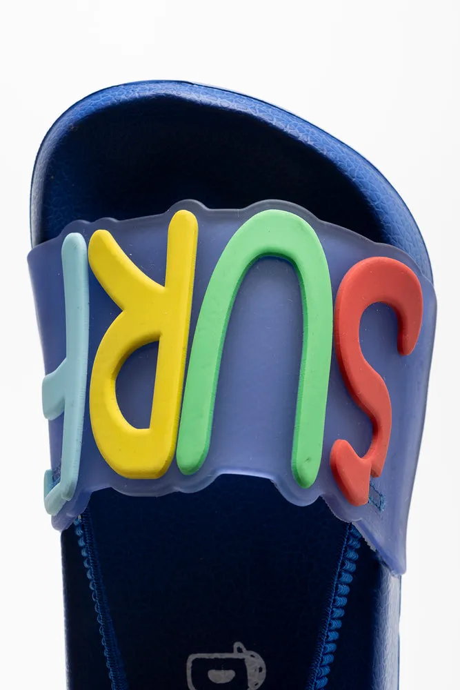 Rubber Slide Blue