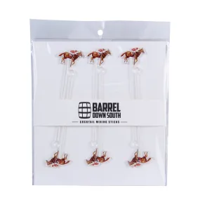 Running Horse Watercolor Cocktail Stirrers