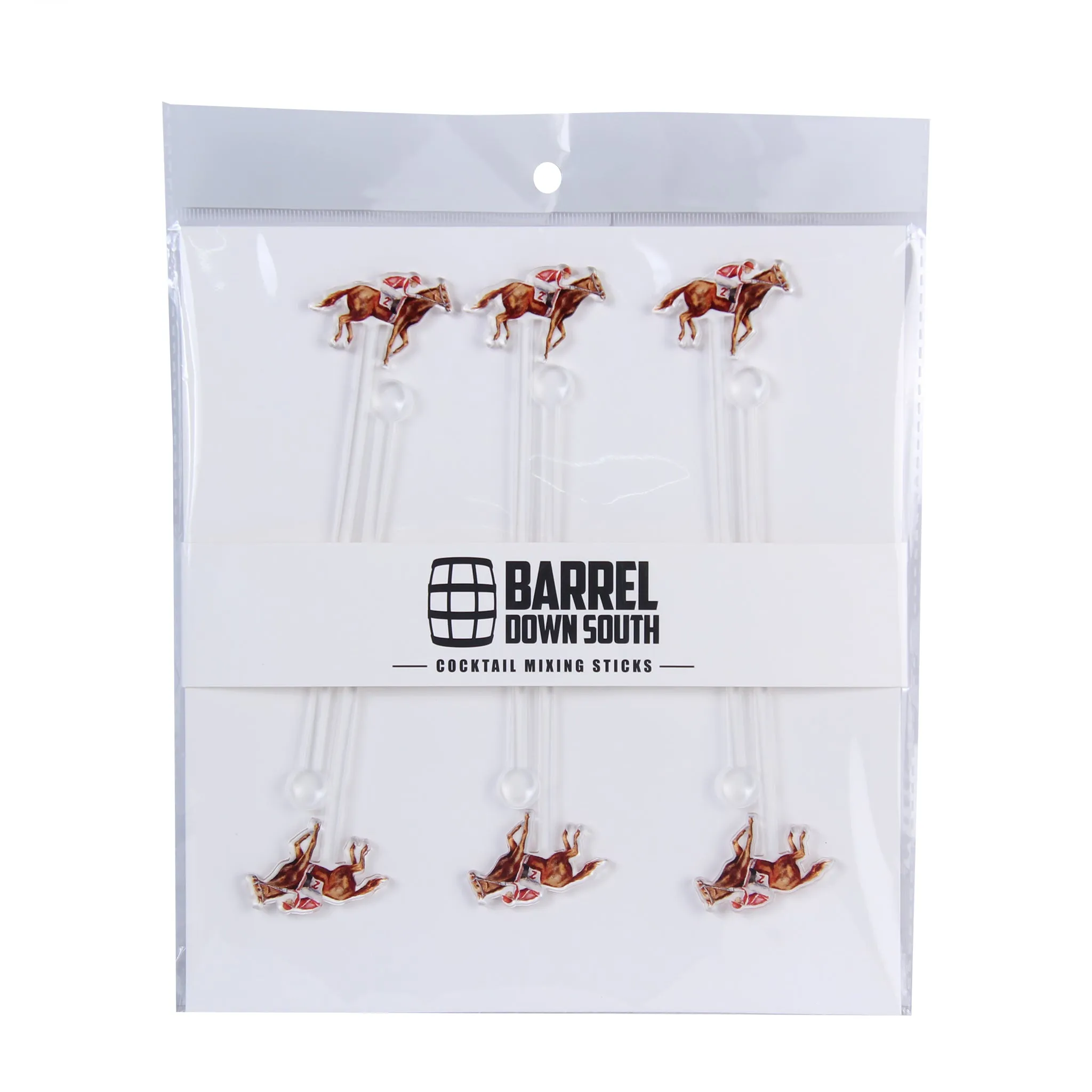 Running Horse Watercolor Cocktail Stirrers