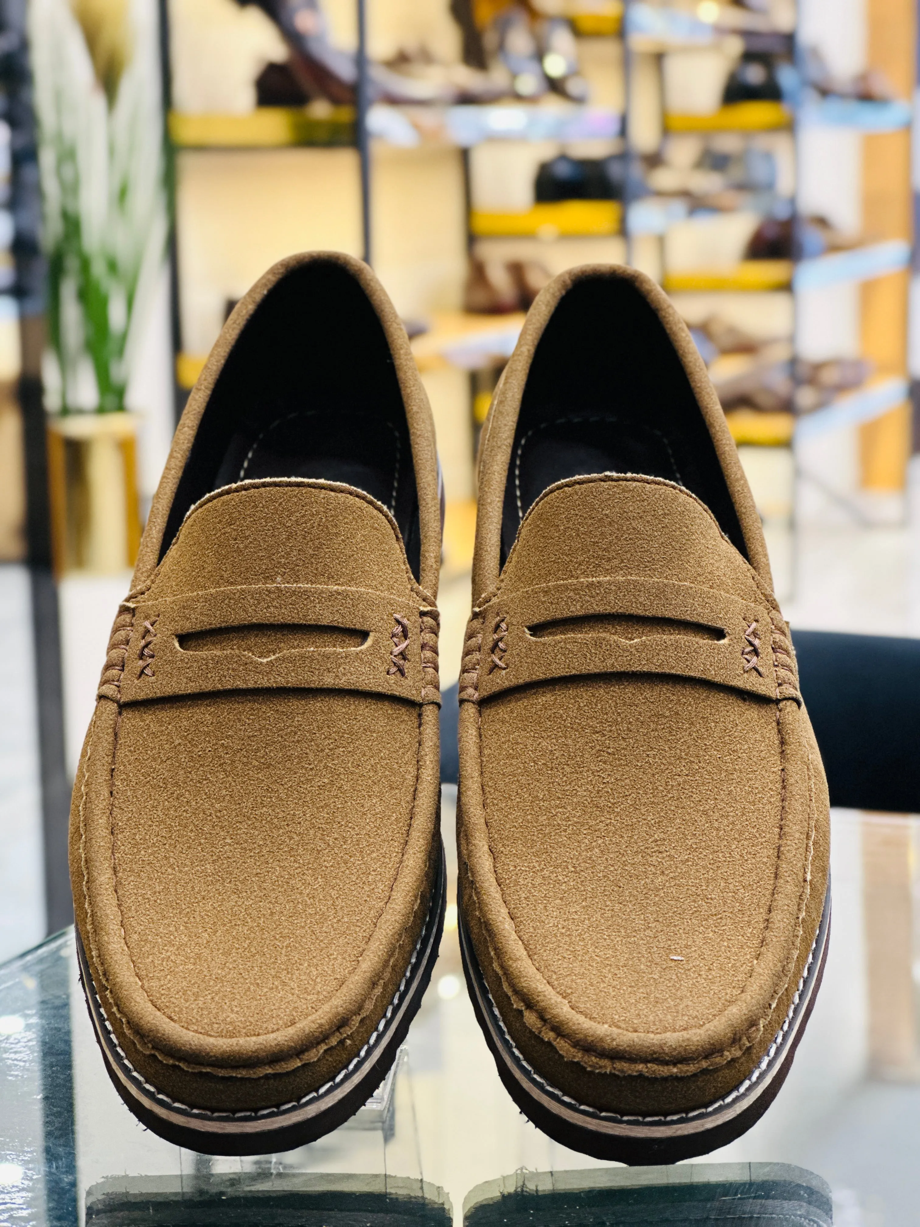 SKIN WITHOUT BUCKEL CHUNKY LOAFERS