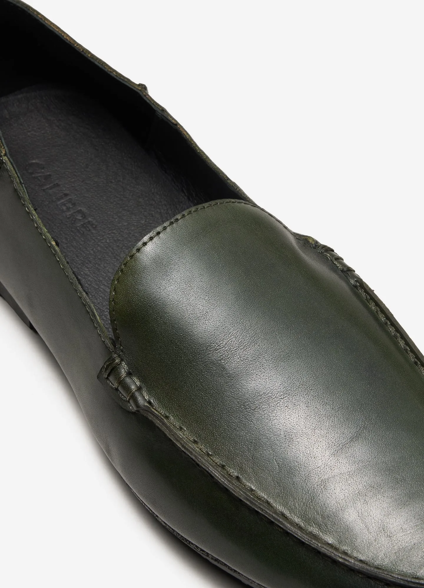 Soft Slip On Loafer Dark Green