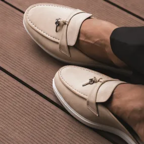 SUEDE MULE - BEIGE