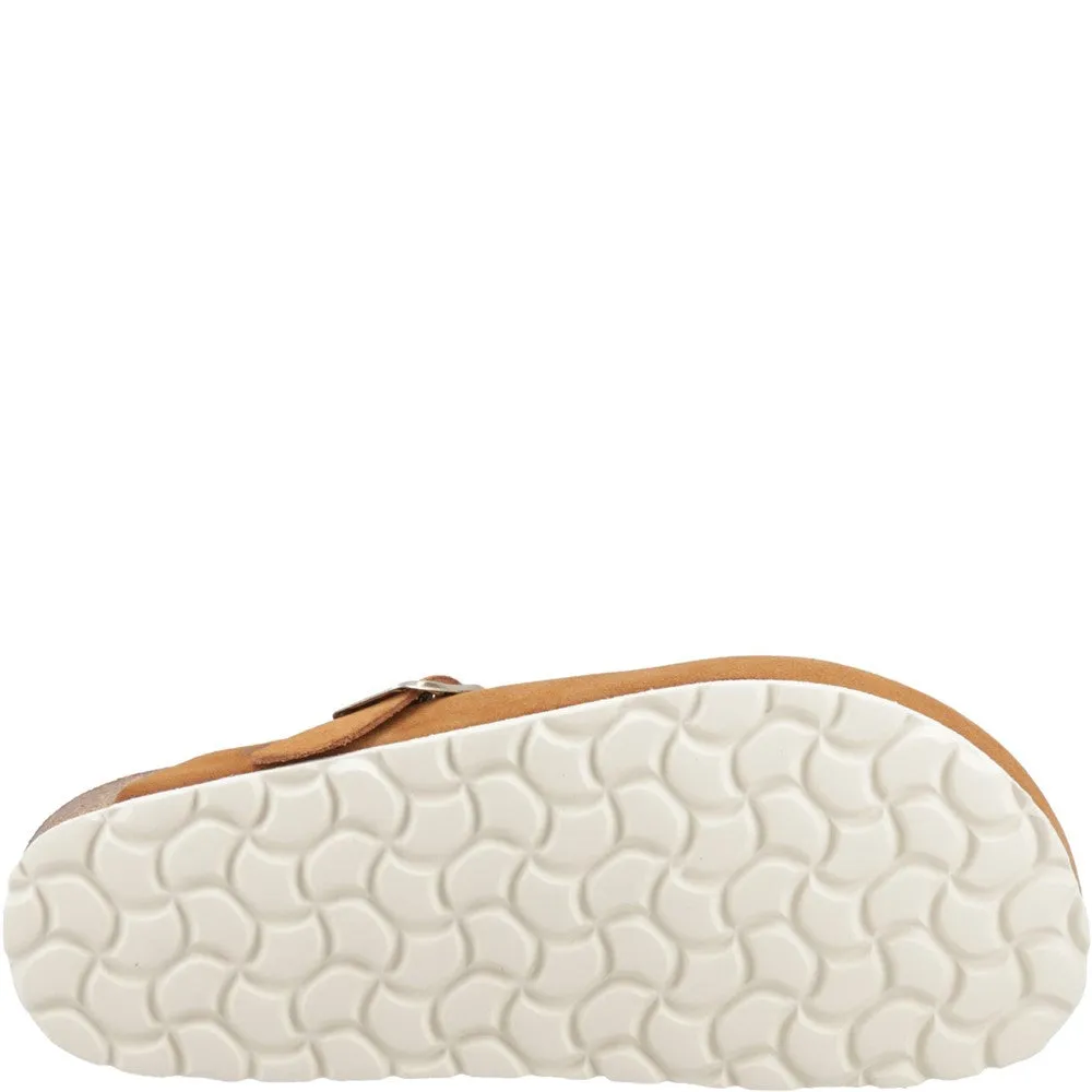 Tan Bailey Closed Toe Mules