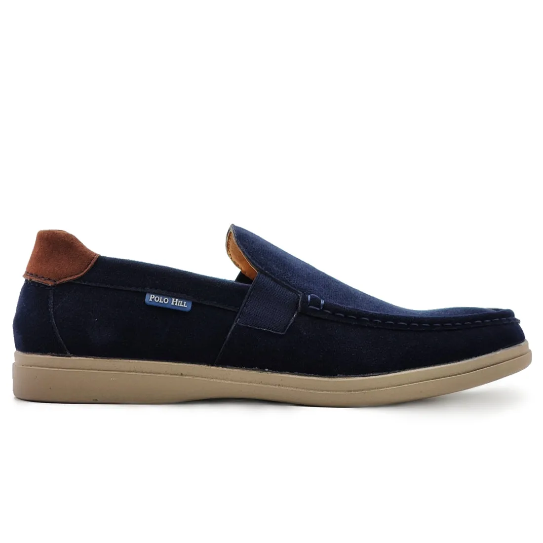 Textured Vamp Slip On Loafers