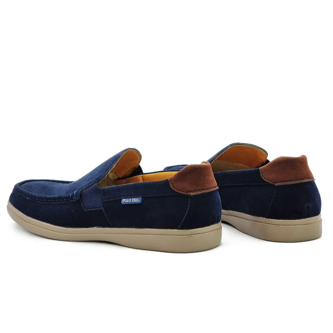 Textured Vamp Slip On Loafers