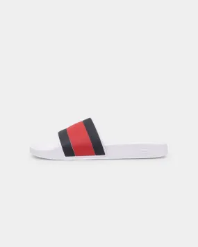 Tommy Jeans Essential Flag Pool Slides White