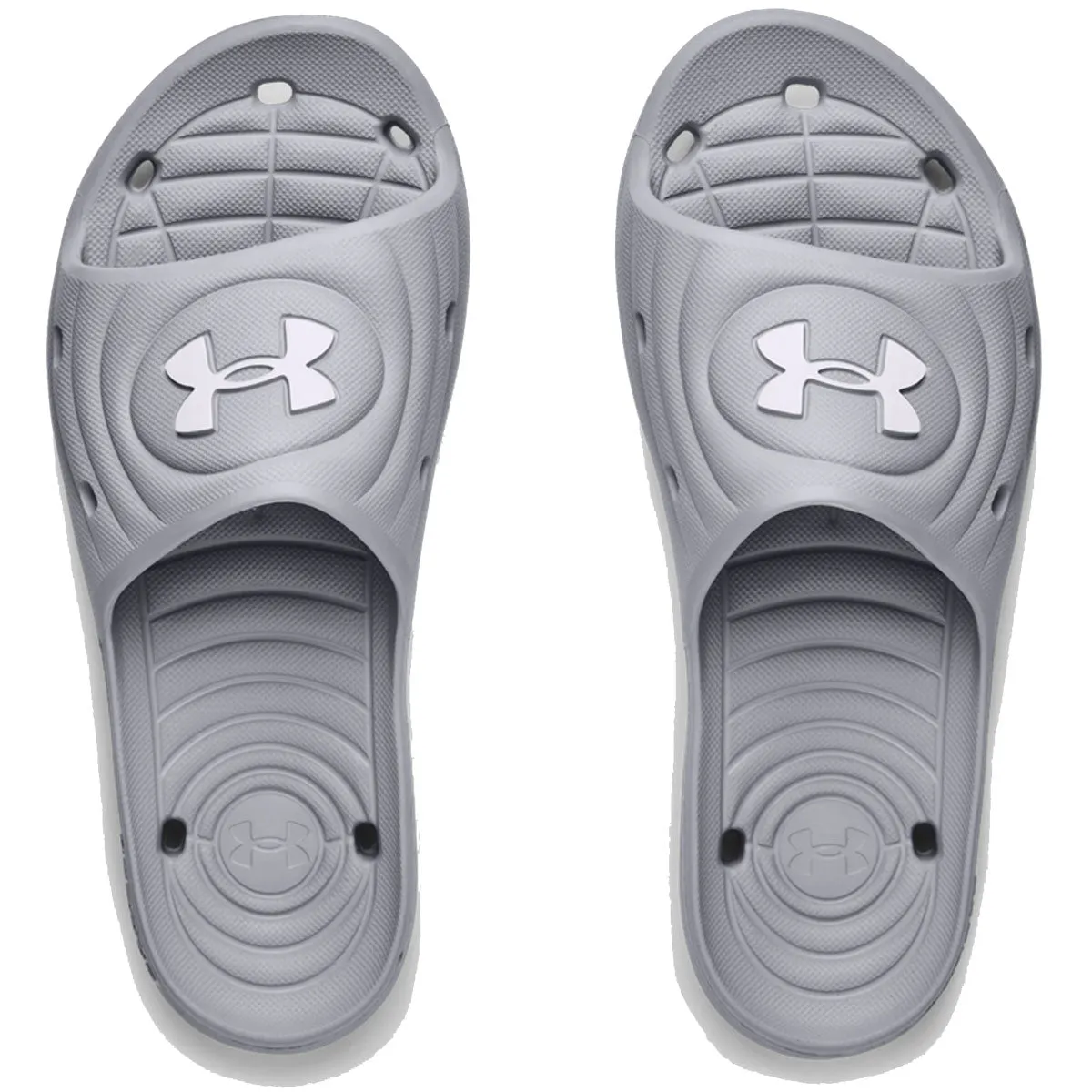 Under Armour Locker IV Slider - Adult - Mod Grey/White