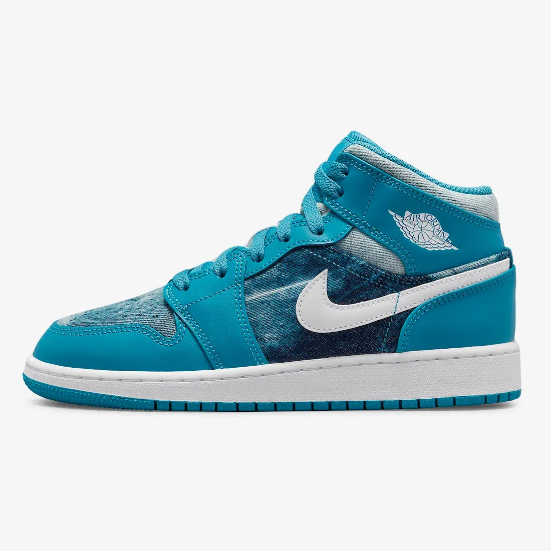 Women's / GS Air Jordan 1 Mid SE "Washed Denim" (DM8951-400)